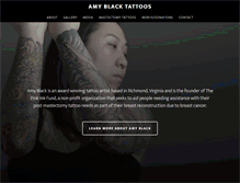 Tablet Screenshot of amyblacktattoos.com
